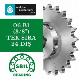 06 B1 (3/8" Tek Sıra) - 24 Diş SBIL MARKA ZİNCİR DİŞLİ (06B1)